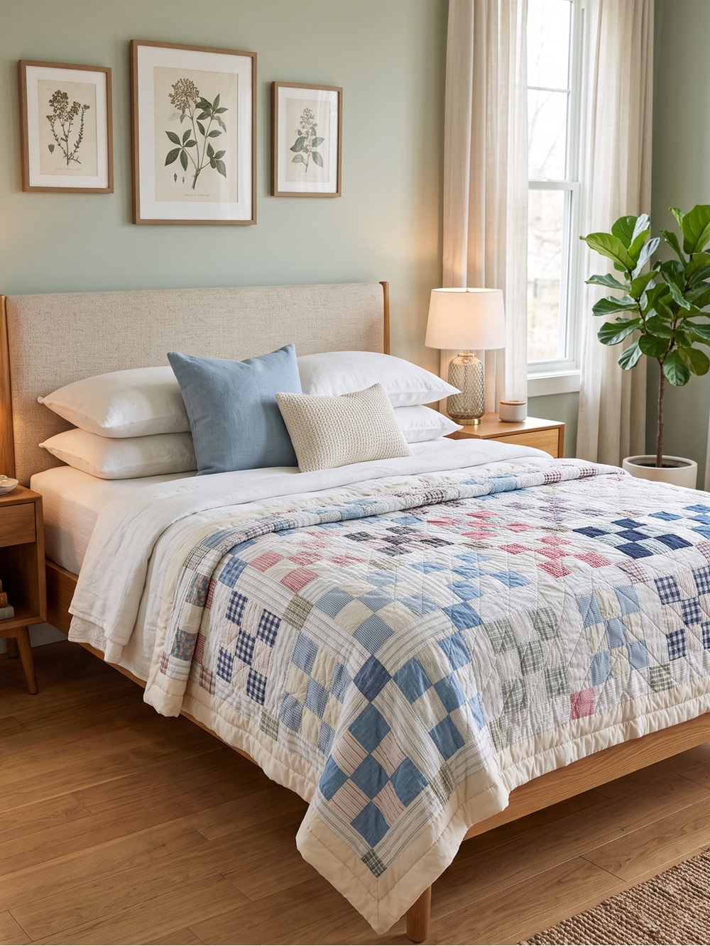 QUILT BLANKET (71X82) -SOLD AS IS